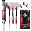 Legend Lisa Ashton Lancashire Rose 90% Tungsten Steel Tip Darts - 22 Gram