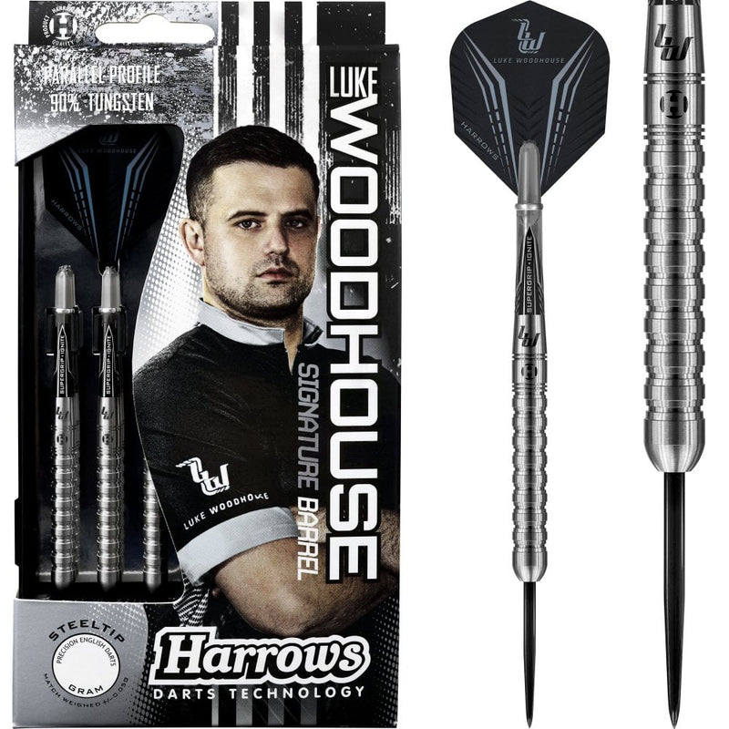 Harrows Luke Woodhouse Woody Steel Tip Darts 25 Gram