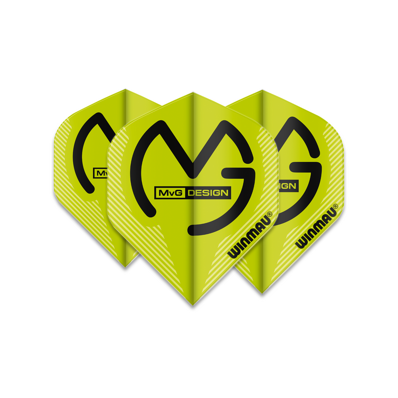 Winmau MVG 100 Micron Dart Flights - Standard - 6900-233