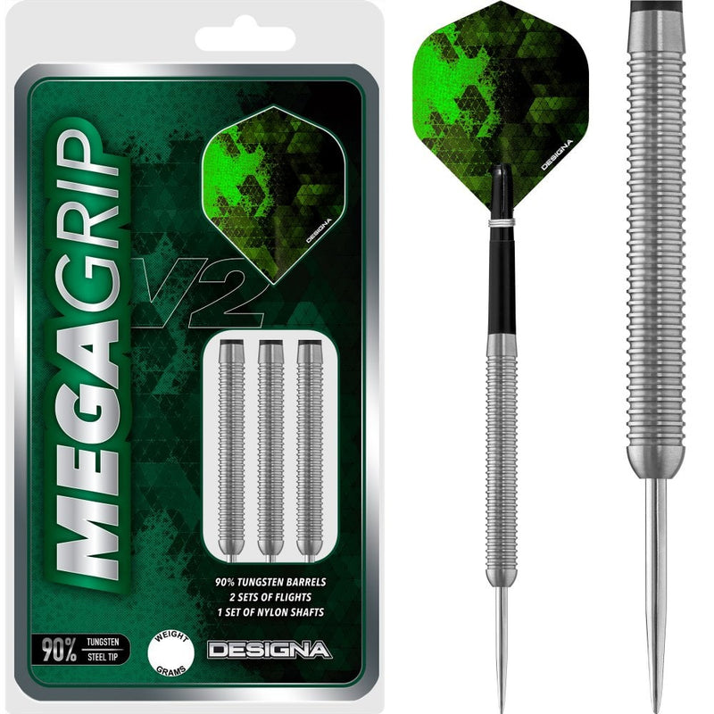 Designa Mega Grip 22 Gram 90% Tungsten Darts