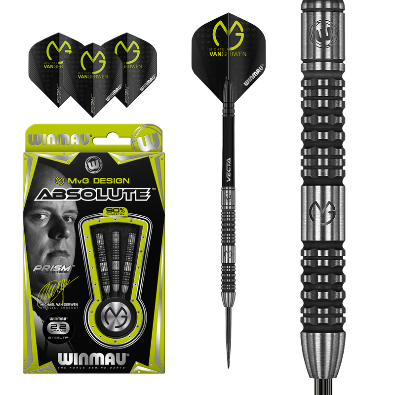 MVG Michael Van Gerwen Absolute Tungsten Darts 22 Gram