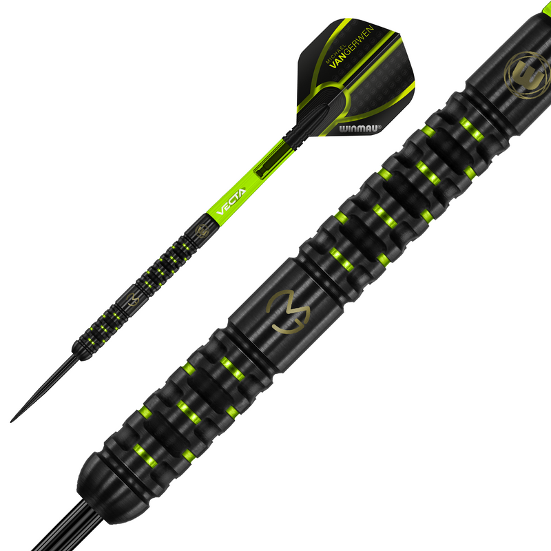 Winmau MVG Michael Van Gerwen Adrenalin 90% Tungsten Steel Tip Darts - 22 Gram