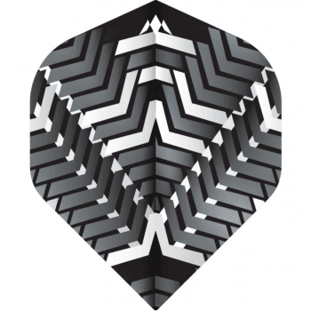 Mission Vex 100 Micron Standard Dart Flights Black White