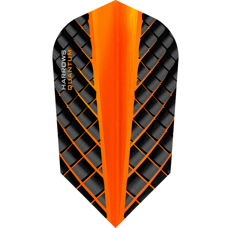 Harrows Quantum Slim Dart Flights Orange