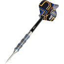 One80 Ascent Darts - Steel Tip Darts - SO2 - 90% Tungsten - Black & Blue - 25 Gram