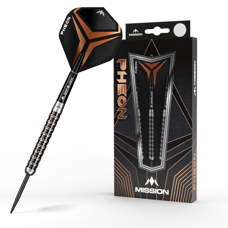 Mission Pheon 90% Tungsten Steel Tip Darts - 26 Gram