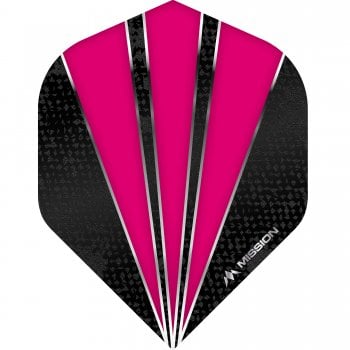 Mission Flare 100 Micron Standard Dart Flights Pink