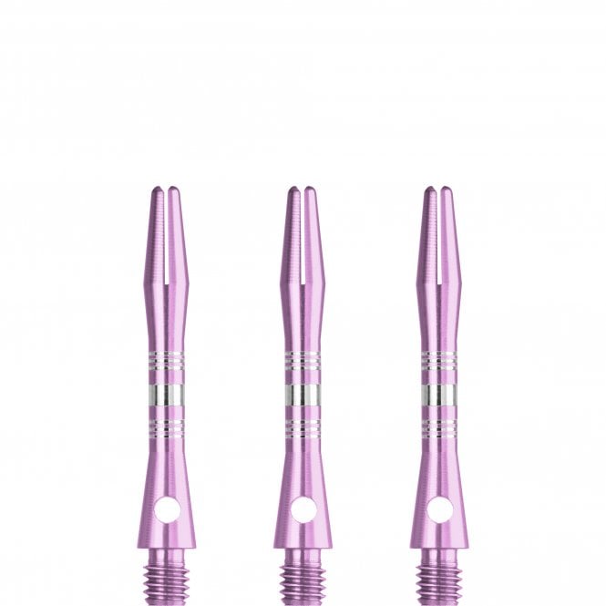 Designa Multiline Regrooved Aluminium Alloy Dart Stems - Pink