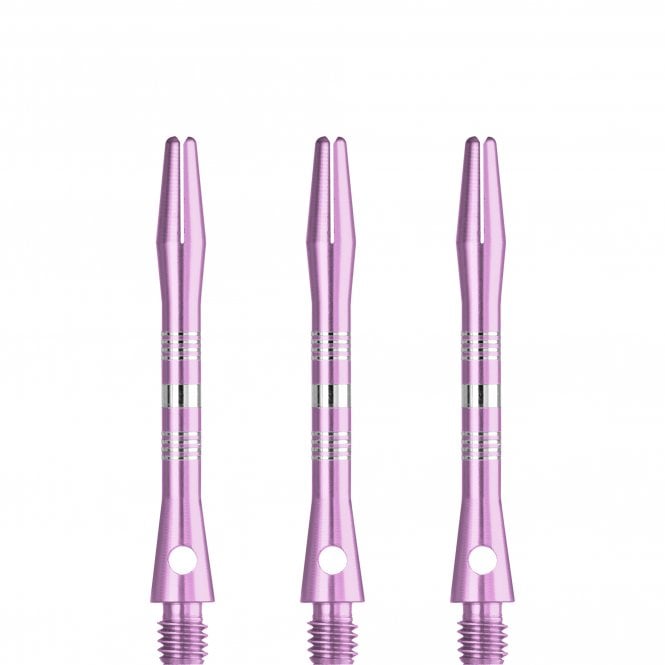 Designa Multiline Regrooved Aluminium Alloy Dart Stems - Pink