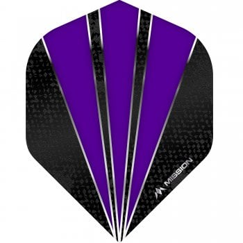 Mission Flare 100 Micron Standard Dart Flights Purple