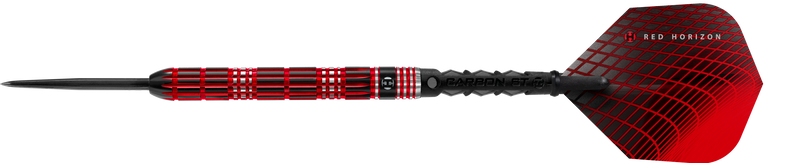 Harrows Red Horizon 90% Tungsten Steel Tip Darts - Red & Black - 25 Gram