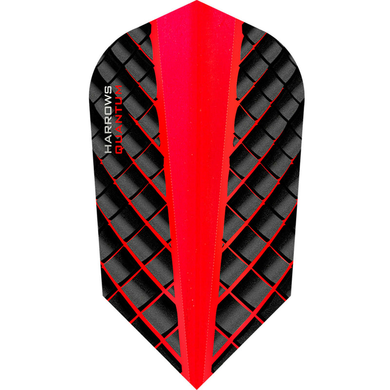 Harrows Quantum Slim Dart Flights Red