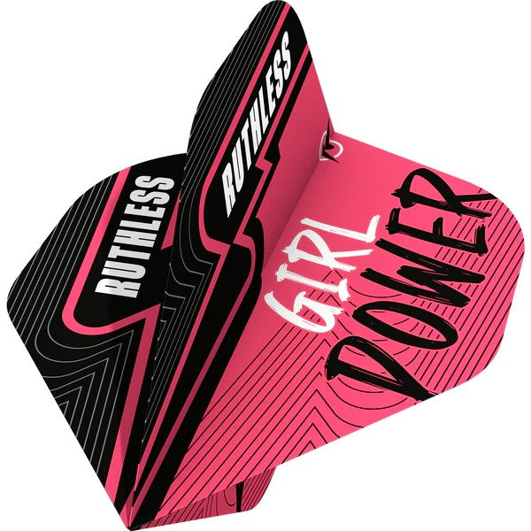 Ruthless Girl Power 100 Micron Dart Flights - Standard No.2 - Pink