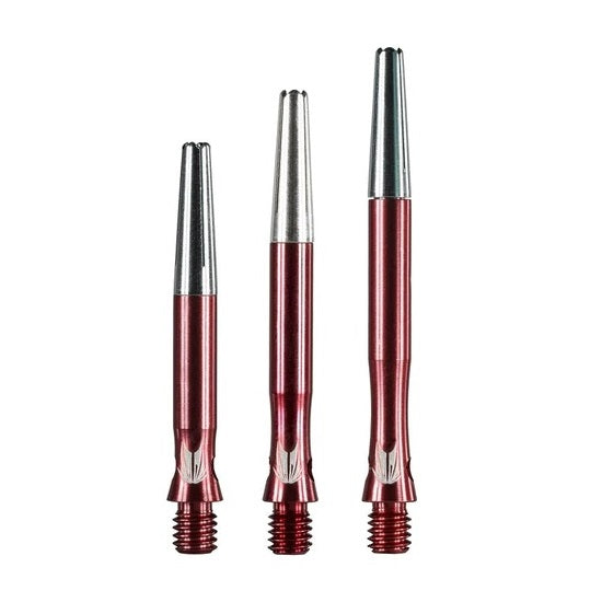 Target S Line Top Spin Aluminium Alloy Dart Stems Red