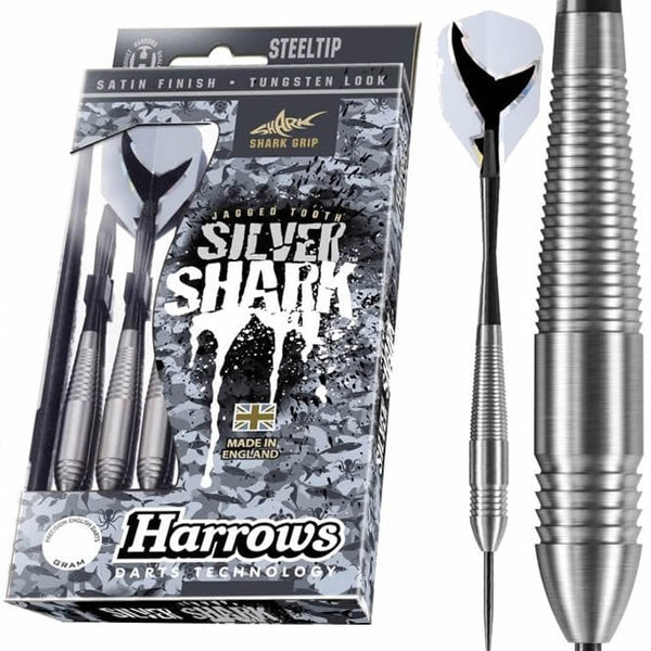 Harrows Silver Shark Steel Tip Darts 21 Gram