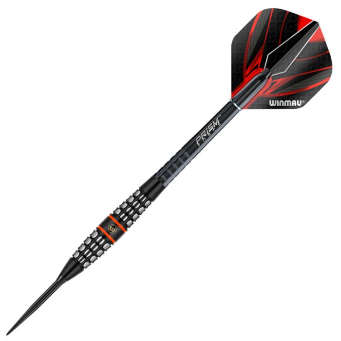 Winmau Sicario 90% Tungsten Black Steel Tip Darts - 21 Gram
