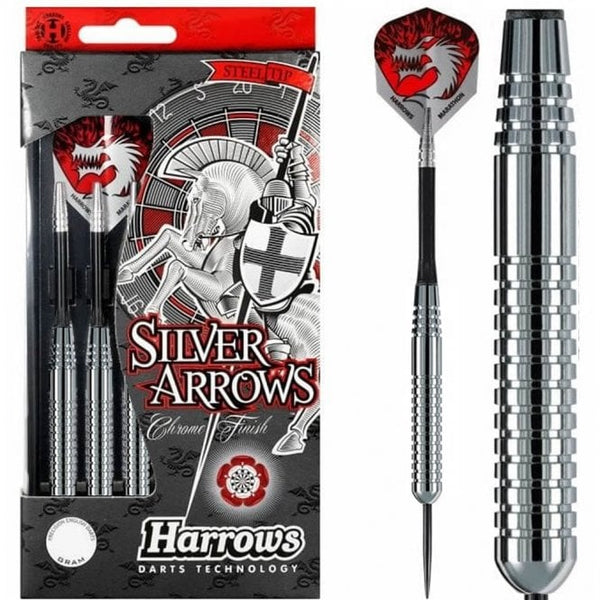Harrows Silver Arrows Steel Tip Darts 26 Gram