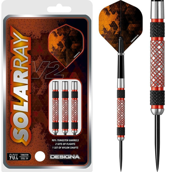Designa Solay Ray Orange 28g Tungsten Darts