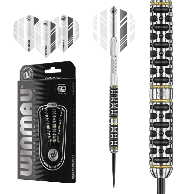 Winmay Steve Brown 90% Tungsten Steel Tip Darts 24 Gram