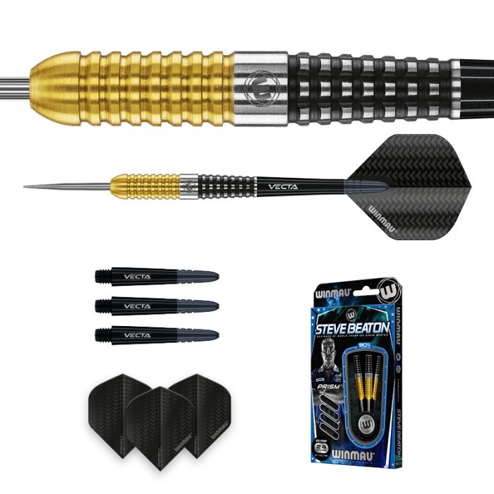 Winmau Steve Beaton Special Edition 90% Tungsten Steel Tip Darts - 24 Gram