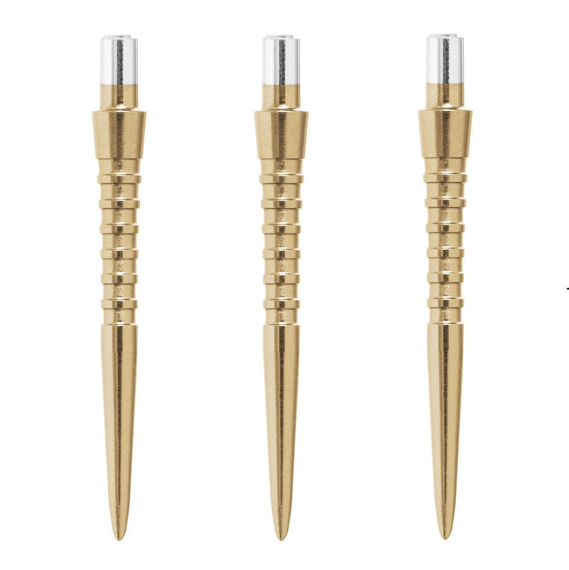 Target Storm Grooved Dart Points Gold 26mm 30mm