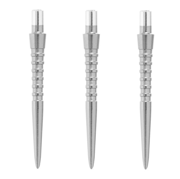Target Storm Grooved Dart Points Silver 26mm 30mm