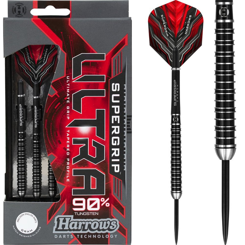 Harrows Supergrip Ultra Steel Tip Darts 22 Gram