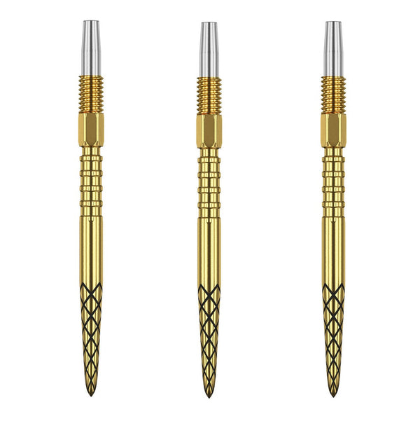 Target Swiss DS Dart Points Gold 26mm 30mm 35mm