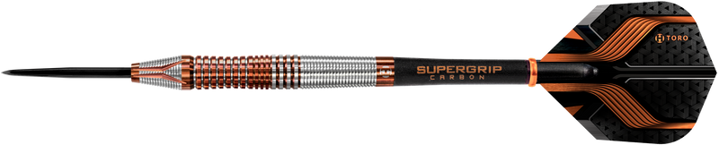 Harrows Toro 90% Tungsten Steel Tip Darts - Silver & Bronze - 25 Gram