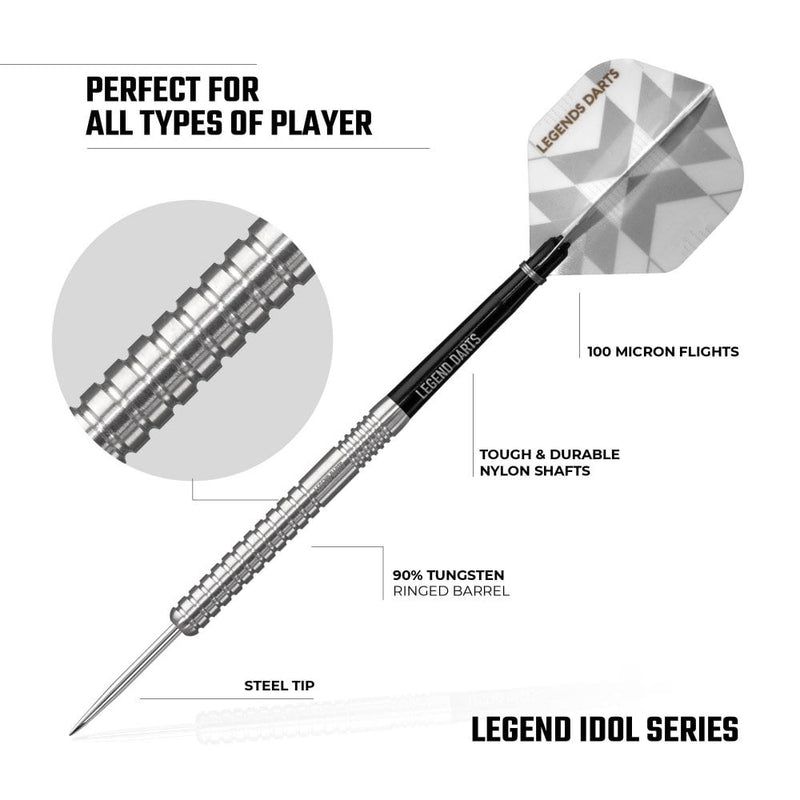 Legend Pro Series V2 90% Tungsten Steel Tip Darts - 23 Gram