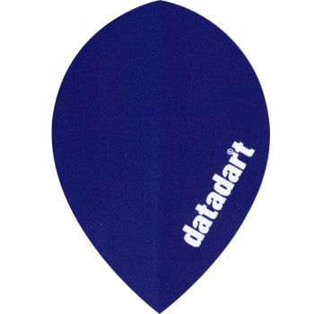 Datadart CMF Designs 100 Micron Pear Dart Flights Blue