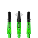 Harrows Carbon 360 Spinning Dart Stems - Green with Black Tops