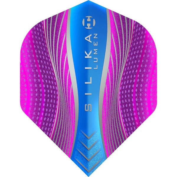 Harrows Silika Lumen 100 Micron Dart Flights - Standard No.2 - Pink