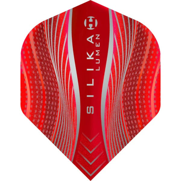 Harrows Silika Lumen 100 Micron Dart Flights - Standard No.2 - Red