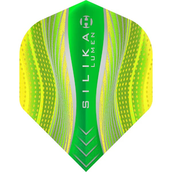 Harrows Silika Lumen 100 Micron Dart Flights - Standard No.2 - Yellow