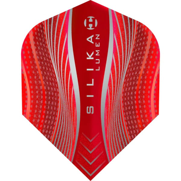 Harrows Silika Lumen 100 Micron Dart Flights - Standard No.6 - Red