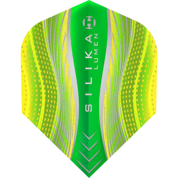 Harrows Silika Lumen 100 Micron Dart Flights - Standard No.6 - Yellow