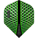 Harrows Silika 100 Micron Dart Flights - Standard No.2 - Green