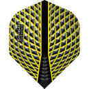 Harrows Silika 100 Micron Dart Flights - Standard No.2 - Yellow