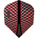 Harrows Silika 100 Micron Dart Flights - Standard No.6 - Red