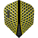 Harrows Silika 100 Micron Dart Flights - Standard No.6 - Yellow