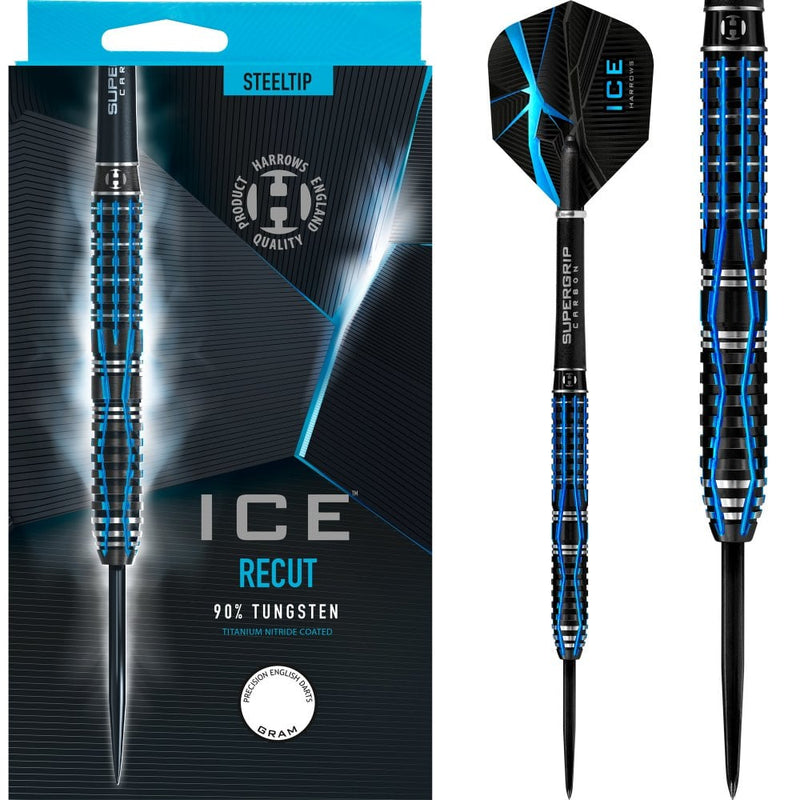 Harrows Ice Recut Steel Tip Darts 25 Gram