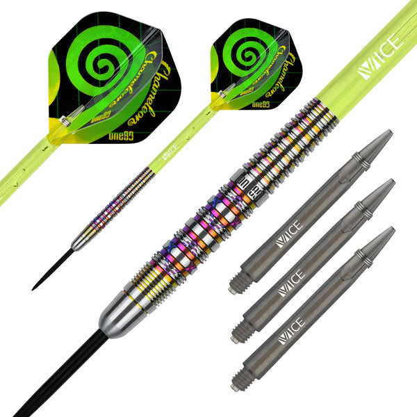 One80 Chameleon Darts - Steel Tip Tungsten Darts - Lapis Lazuli - 24 Gram