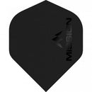Mission Logo 100 Micron Standard Dart Flights Matt Black