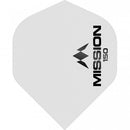 Mission Logo 150 Micron Standard Dart Flights Matt White