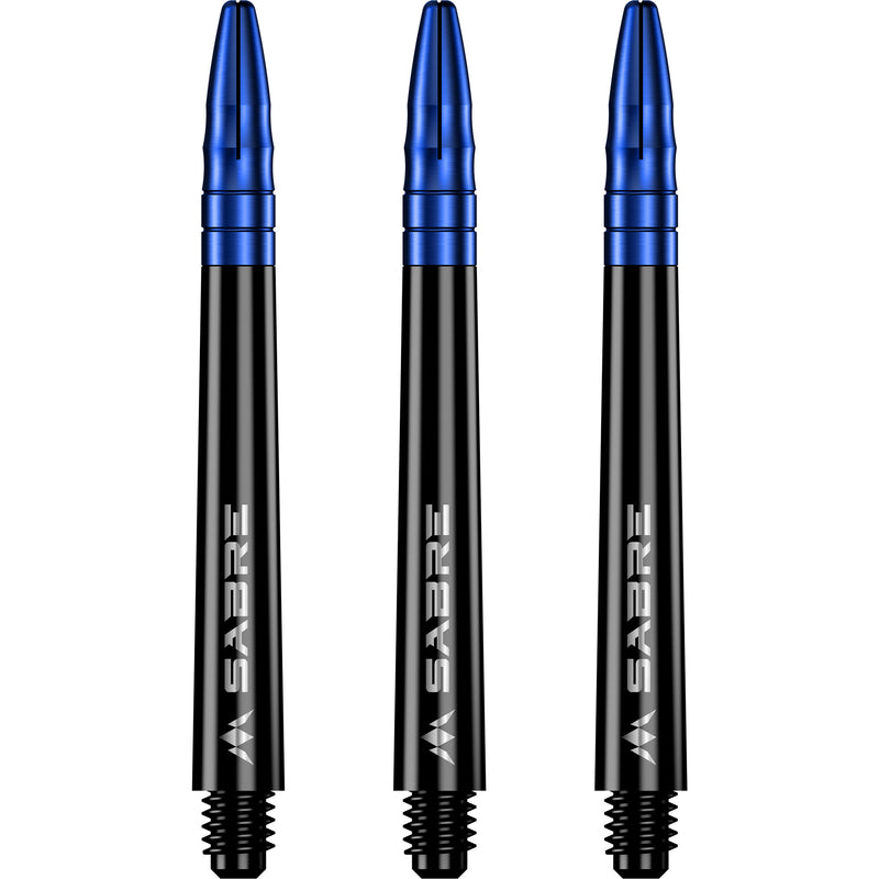 Mission Sabre Dart Stems - Black Base with Blue Top