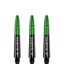 Mission Sabre Dart Stems - Black Base with Green Top