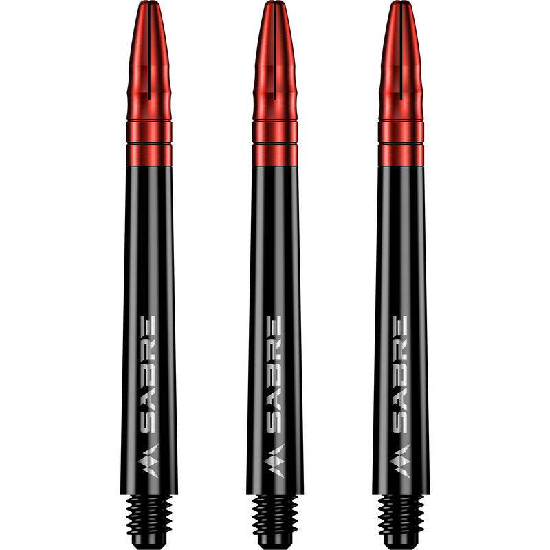 Mission Sabre Dart Stems - Black Base with Red Top