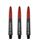 Mission Sabre Dart Stems - Black Base with Red Top