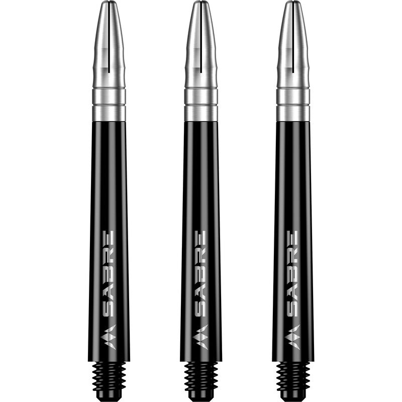 Mission Sabre Dart Stems - Black Base with Silver Top